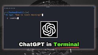 Terminal-GPT | AI for Kali Linux Terminal