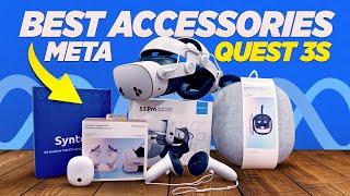 Meta Quest 3s & Meta Quest 3 Best Accessories ( Case, Head Strap, Chager, PC Cable)