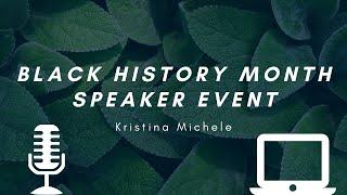 Kristina Michele Speaker Event - February 24, 2021