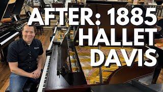 RESTORED 1885 Hallet Davis Piano