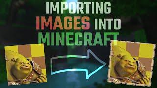 How to Insert Images into Minecraft with NO Mods! [MapArt Tutorial]