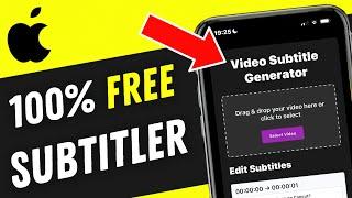 How to Add Subtitles to a Video on the iPhone FREE Online