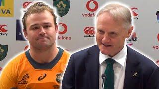 Joe Schmidt and Harry Wilson post-match press conference | Ireland 22-19 Australia