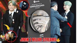 GREAT! BTS Jimin reaches 1 billion streams on Spotify, Spotify gives him a special award!