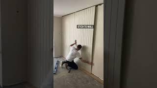 Transform your space ─ How to install wall panels #homediy #short