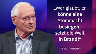 Marie-Agnes Strack-Zimmermann und Oskar Lafontaine diskutieren über den Ukraine-Krieg | maischberger