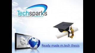 M.tech Thesis in NS2 Chandigarh, Cloud Computing, Image processing and Thesis Guide at Techsparks