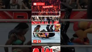 Kayden vs Zoey vs. Raquel WWE Triple Threat Match #shorts #wwe #short #viralshort #gaming #gameplay