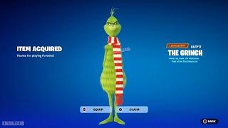 How To Get The Grinch Skin NOW FREE In Fortnite! (Unlock LEGO The Grinch Style Bundle)