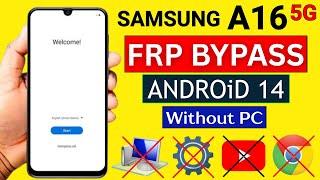 Samsung A16 5G : Google/Frp Bypass Talkback Not Working - Android 14 | Without Pc New Method 2025
