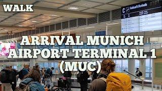 Arrival MUC Munich Airport, the shortest walk ever.