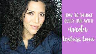 How To Enhance Curly Hair With Aveda Texture Tonic