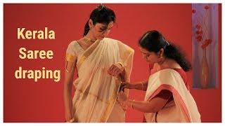 Learn Kerala Saree draping by yourself | Saree draping Tutorial