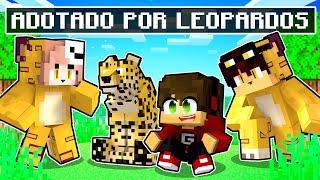 FUI ADOTADO pela FAMÍLIA de LEOPARDOS no Minecraft