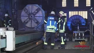 Brand in Weidenauer Maschinenfabrik schnell unter Kontrolle