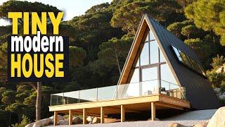 Modern A-Frame TINY Houses: Minimalist Design, Maximum Comfort