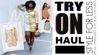 BEST ITEMS IN MISSGUIDED RIGHT NOW I PRE FALL 2020 HAUL + SIZING REVIEW I CURVY PLUS SIZE FASHION