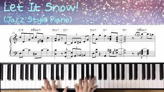 Let it snow / Jazz Christmas Carol (재즈 크리스마스 캐롤) / Piano Cover 피아노 커버 / Piano Sheet Music 피아노 악보