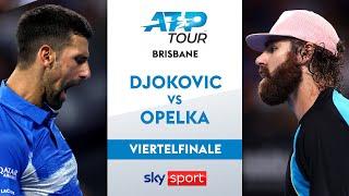 Djoković  vs. Opelka  - Viertelfinale | Brisbane International 2025 | Highlights Sky Tennis