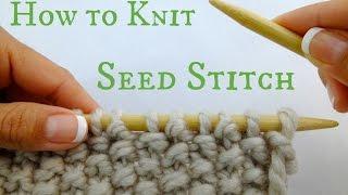 How to Knit Seed Stitch!