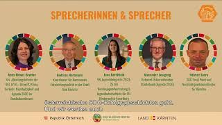 SDG Dialogforum Kärnten: Session zum regionalen SDG-Umsetzungsbericht