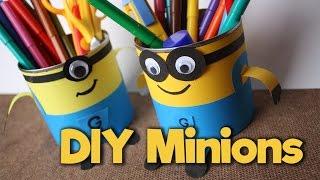 How to make Minion / DIY / Easy kids craft - My Paper Quest