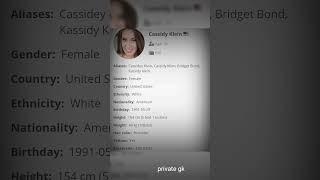 Cassidy Klein | #youtubeshorts #actress #pstar #star #shorts #shortvideo #bestshorts