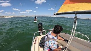 The circus is in town (Bayliner Buccaneer 18, Amistad Reservoir, TX)