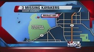 Search for 3 Missing Kayakers in Door County