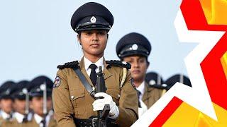 ЖЕНСКИЕ ВОЙСКА ШРИ-ЛАНКИ   WOMEN'S TROOPS OF SRI LANKA  Военный парад в День Независимости 