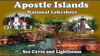 Part 2: Apostle Islands Grand Tour |  Lighthouse and Sea Caves | Bayfield, WISCONSIN