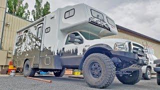 F-450 Cummins Swapped 4x4 RV Walk Around - Nitro Gears Offroad Ford Truck Camper