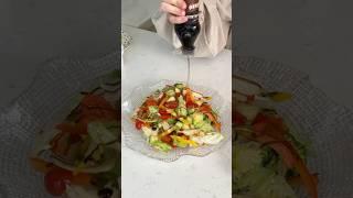 Легкий салат на лето. Овощной салат.  ПП салат.