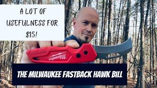 The Fastback Hawkbill Folding Knife from Milwaukee Tools