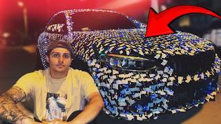 WE COVER YOUR CAR WITH 10,000 CHRISTMAS LIGHTS!!!