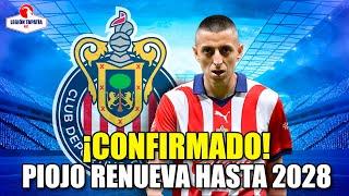 Piojo Alvarado para rato en Chivas / Renueva hasta 2028