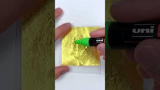 Drawing On REAL GOLD!!