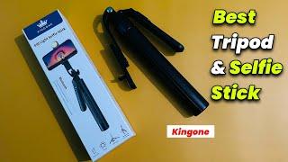 KINGONE Long Selfie Stick with Tripod Stand Aluminum | Best Selfie Stick Cum Tripod From AMAZON 