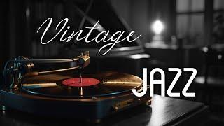 Nostalgic Jazz On A Vintage Music Player  Swing Jazz  Smooth Jazz Instrumental Music