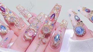 Sub) Classic Antique Nails/Korean Nails / Extension nails / Nail art / Self-nails / Nail ASMR