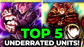 UNDERRATED Units That Are Now AMAZING In Ranked PvP! (Dragon Ball Legends)