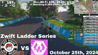 Zwift Ladder Racing Series - Dirty Rascals Grit vs Coalition U-Wings