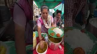 Hardworking Lady Selling Non Veg Meal at Just ₹90 #shorts #streetfood