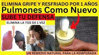 Remedio Casero para el Resfriado , tos , dolor de garganta , Defensa, gripe / solo 3 ingredientes .