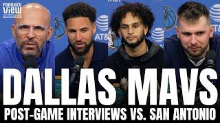 Luka Doncic, Klay Thompson, Dereck Lively & Jason Kidd Recap Klay's Dallas Mavs Debut vs. Spurs