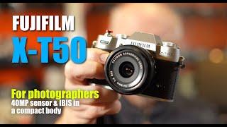 Fujifilm X-T50 for photographers