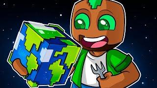 MINECRAFT pero PUEDES COMERTE EL MUNDO ENTERO! 