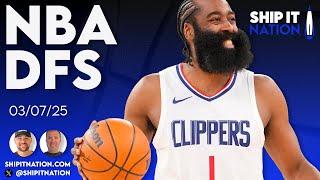 NBA Show | March 7, 2025 | DraftKings DFS Picks, Plays and Process