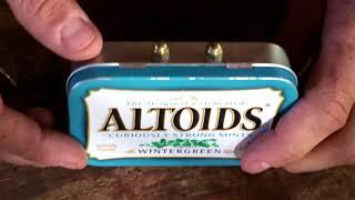 How small can you go? QRP HF Radio packed in an Altoids tin with touch key