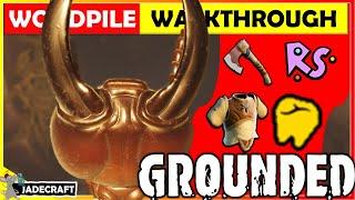 GROUNDED Wood Pile Complete Guide - How To Beat The Termite King, Max Upgrade Weapons/Tools + More